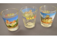 Păhărel pentru alcool rotund suvenir România